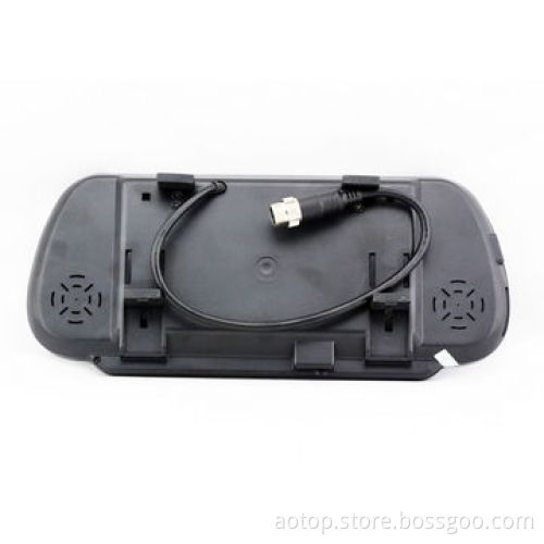 7-inch Car Mirror Monitor with Bluetooth, MP5 Player, USB, SD, Remote Control, OSD Menu